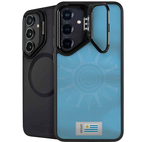 Uruguay Soccer Flag Galaxy S24 Plus Kickstand Case